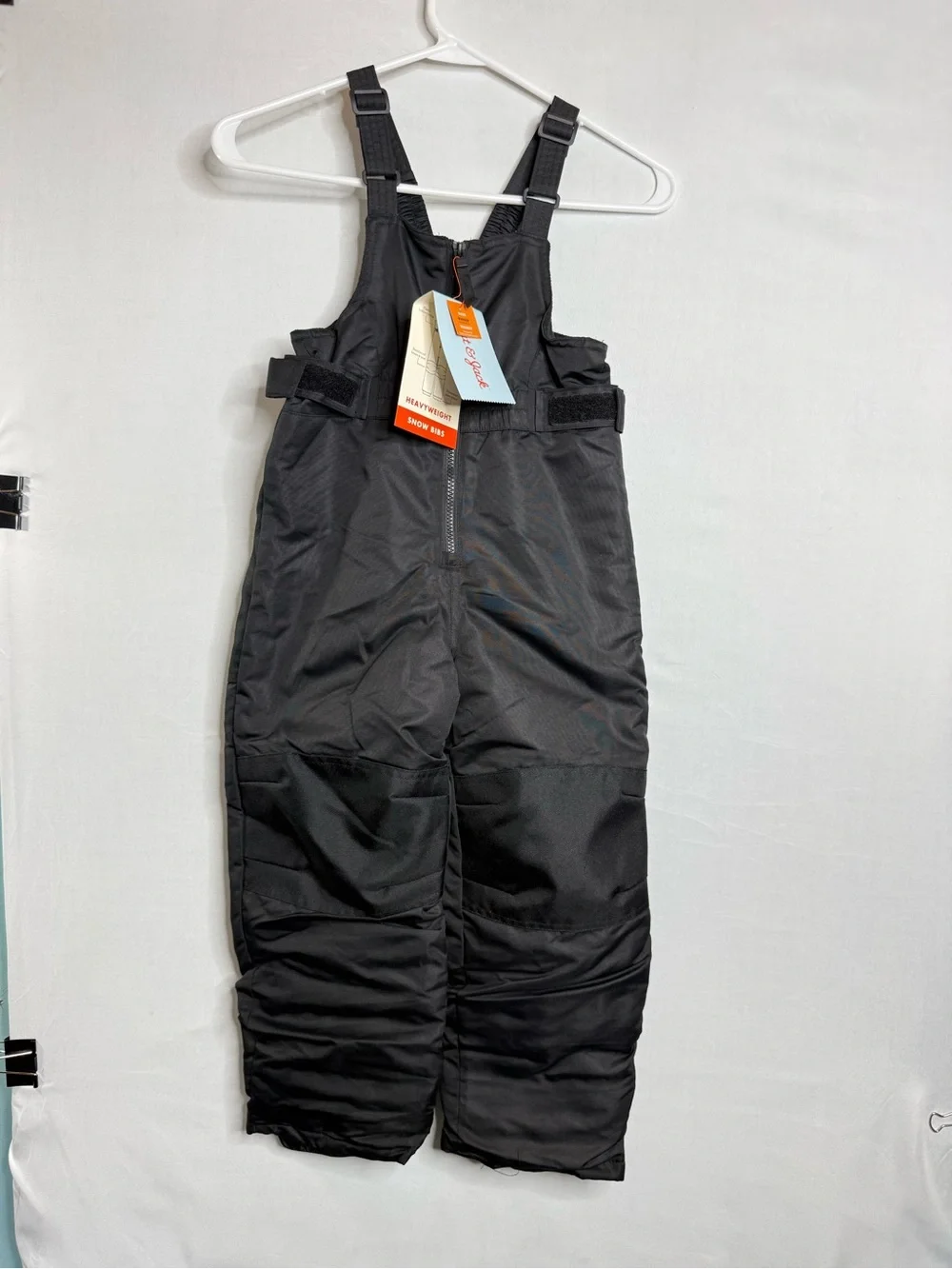 Cat And Jack Snow Pants Overall Bib Winter Ski Size 5T Black Unisex NWT A8 408